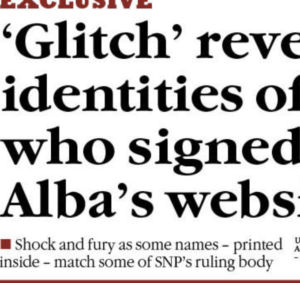 Shock and fury as some names - printed inside match some of SNP's ruling body
