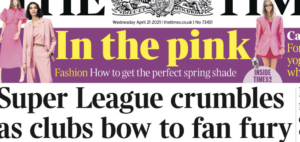 Super League crumbles as clubs bow to fury