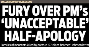 Fury over PM's 'unacceptable' half-apology