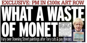 What a waste of Monet: Fury over Downing Street paintings after Tory cuts & pay freezes