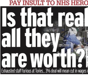 Is that all they are really worth? Exhausted staff furious at Tories
