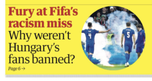 Fury at Fifa's racism miss